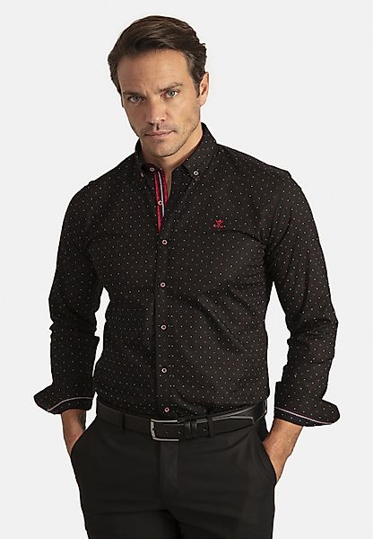 SIR RAYMOND TAILOR Langarmhemd "Risor", in gepunktetem Design günstig online kaufen