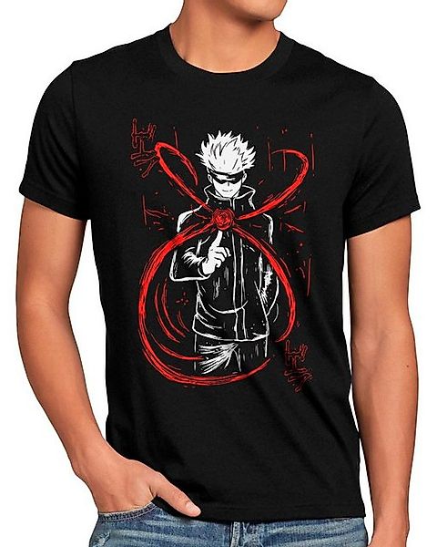 style3 T-Shirt Fly Satoru jujutsu kaisen anime japan manga günstig online kaufen