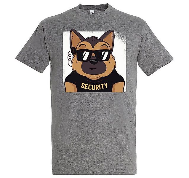 Youth Designz T-Shirt Dog Security Herren Shirt mit trendigem Frontprint günstig online kaufen