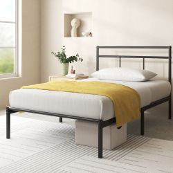 ZINUS Bettgestell Florence Square mit Kopfteil günstig online kaufen