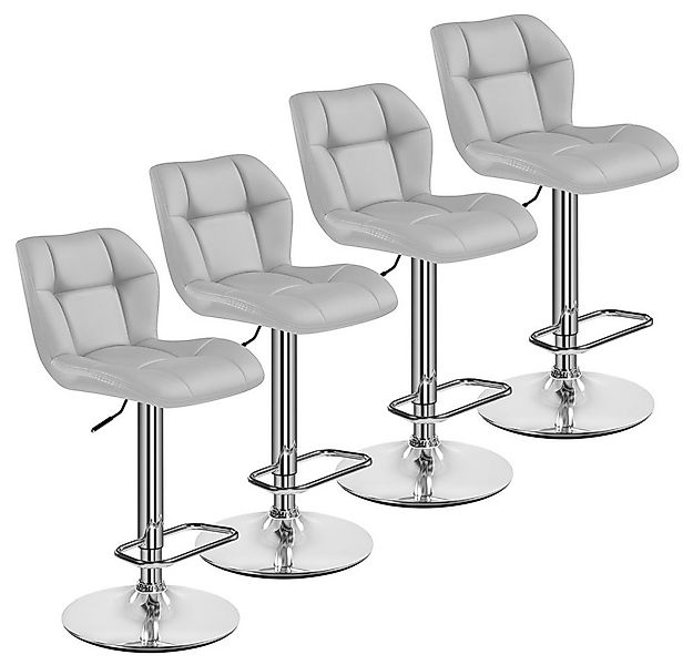 Yaheetech Barhocker 360° Drehbare Hocker mit Fußstütze (4 St), 1/2/4/6er-Se günstig online kaufen