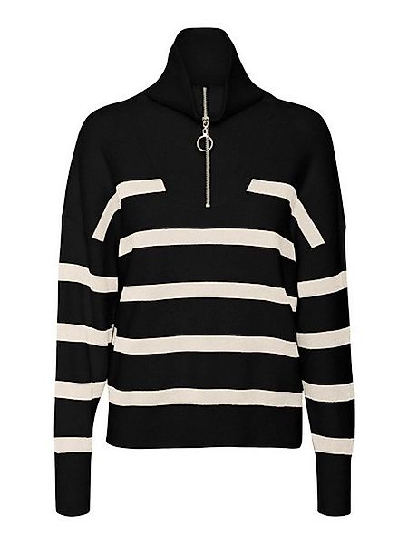 Vero Moda Troyer "VMSABA STRIPE LS HIGHNECK BLOUSE GA NOOS" günstig online kaufen