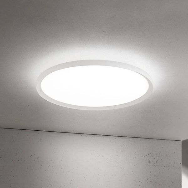 LED-Deckenlampe Kant, Ø 60 cm, weiß, CCT, Metall/Kunststoff günstig online kaufen