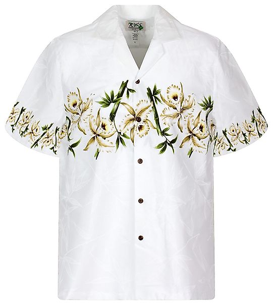 KY's Hawaiihemd Bambus Brustdruck Original Hawaiihemd günstig online kaufen