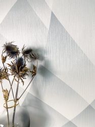 Newroom Vliestapete, Grau Tapete Modern Grafik günstig online kaufen
