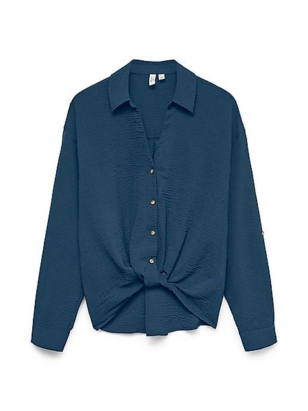 Vero Moda Hemdbluse VMIZZY LS DETAIL SHIRT WVN BTQ GA mit geknoteter Front günstig online kaufen