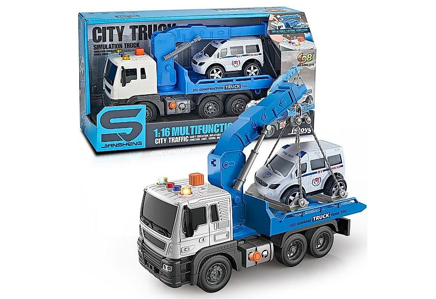 Esun Spielzeug-LKW LKW Spielzeug mit Auto Spielzeug, kran spielzeug, (Set, günstig online kaufen