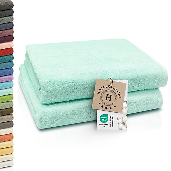 ZOLLNER Badetücher, Walkfrottier (2-St), 100 x günstig online kaufen