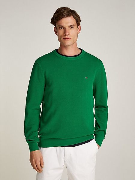 Tommy Hilfiger Rundhalspullover ESSENTIAL STRUCTURE CREW NECK mit Struktur günstig online kaufen