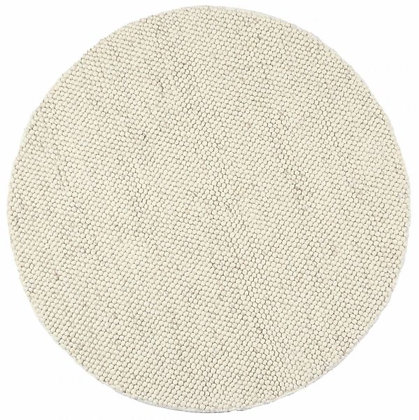 my home Wollteppich »Wolly«, rund, 14 mm Höhe, Wolle, handgewebt, Handweb T günstig online kaufen