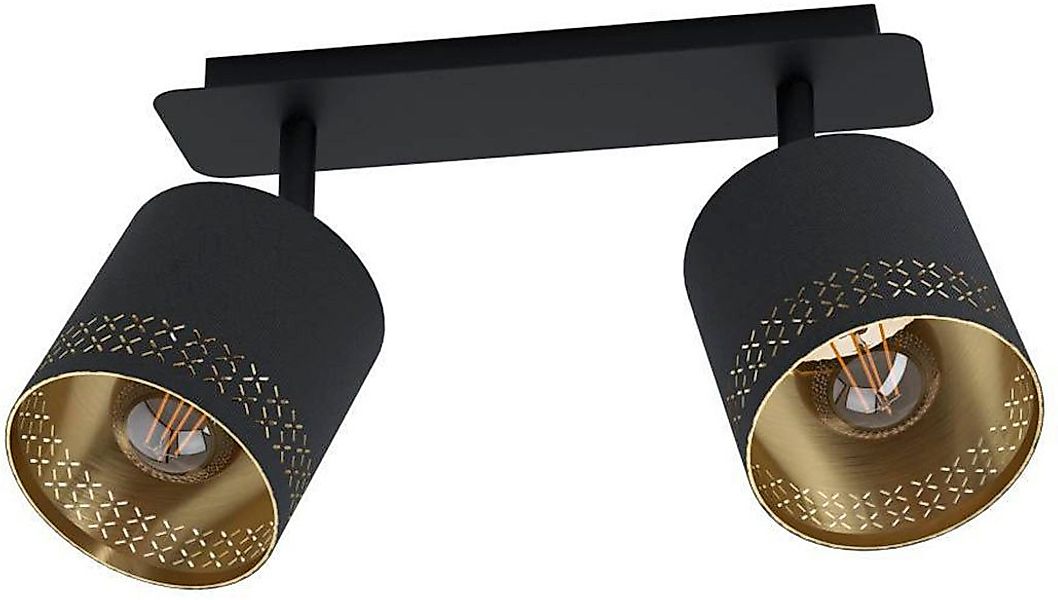 EGLO Deckenspot ESTEPERRA, ohne Leuchtmittel, Deckenleuchte Vintage, Stahl, günstig online kaufen