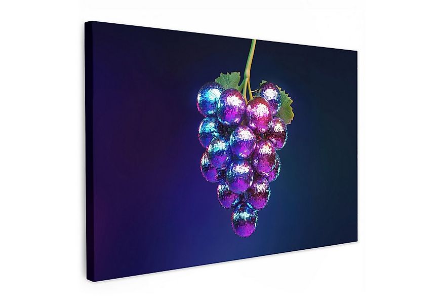 OneMillionCanvasses® Leinwandbild Lila - Disco - Party - Weintraube, Fotodr günstig online kaufen