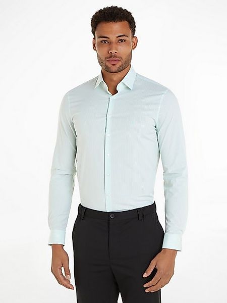 Calvin Klein Langarmhemd POPLIN STRIPE SLIM günstig online kaufen