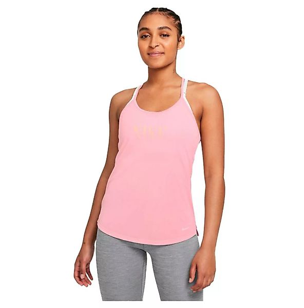 Nike Dri Fit One Ärmelloses T-shirt S Pink Glaze / Melon Tint / White günstig online kaufen