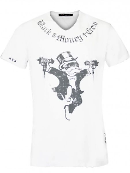 Black Money Crew Herren Shirt No Rules (XL) (wei) günstig online kaufen