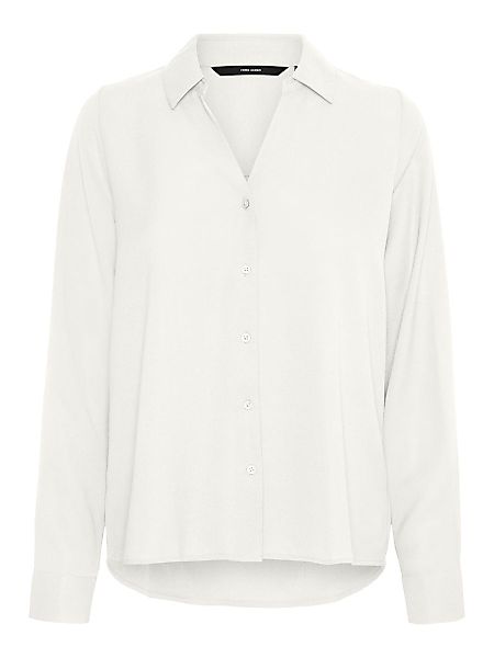 VERO MODA Langärmeliger Hemd Damen White günstig online kaufen