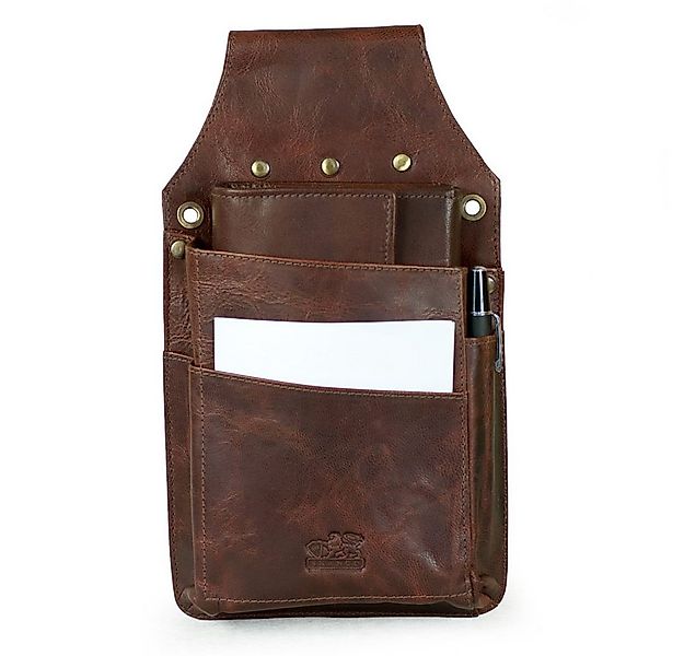 BRANCO Kellnerbörse Profi Kellnerholster Kellnerhalfter, Echt-Leder Braun, günstig online kaufen