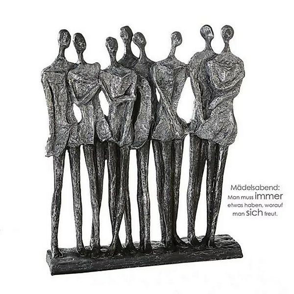 Skulptur Mädelsabend | 340 x 280 mm | Dekoartikel Wohnzimmer günstig online kaufen