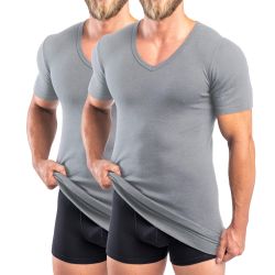 HERMKO Unterziehshirt 488710 2er Pack Extralanges günstig online kaufen