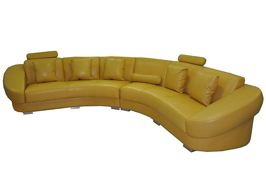 JVmoebel Sofa Runde Eck Sofa Couch Polster XXL Big Rund Couchen Wohnlandsch günstig online kaufen