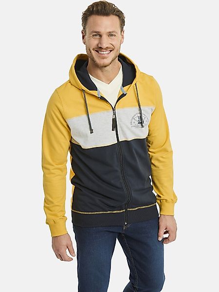 Jan Vanderstorm Kapuzensweatjacke PAULHARD im Streifen-Design günstig online kaufen