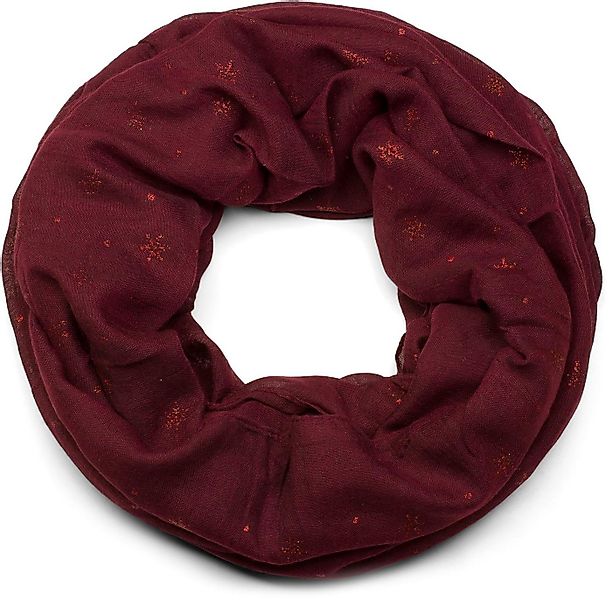 styleBREAKER Loop Loop mit glitzerndem Schneeflocken Print, (1-St) günstig online kaufen