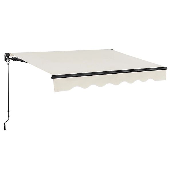 Juskys Gelenkarmmarkise 250 x 200 cm Beige günstig online kaufen