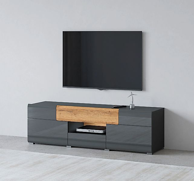 OTTO home Lowboard "Toledo,Breite 159cm, trendige TV-Schrank mit dekorative günstig online kaufen