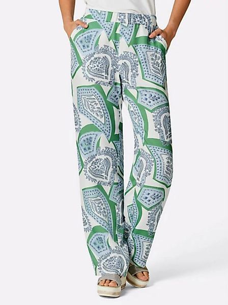 creation L Jerseyhose Druckhose Innenbeinlänge ca. 77 cm günstig online kaufen