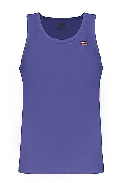 NORWAY 1963 Langarmhemd Herren-Tanktop Blau - Breite Schultern & Rundhals m günstig online kaufen