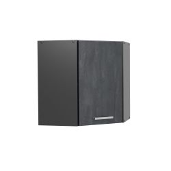 Vicco Eckhängeschrank R-Line, Schwarz Beton/Anthrazit, 57 günstig online kaufen
