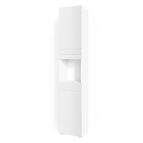 Vicco Badschrank Freddy Weiß Hochglanz 36 x 191 cm günstig online kaufen