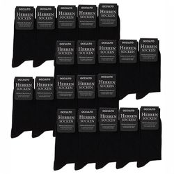 OCCULTO Businesssocken Herren Schwarze Socken 10-30er günstig online kaufen