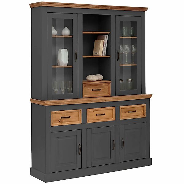 OTTO home Buffet "Selma" aus massivem Kiefernholz, mit Griffen aus antikisi günstig online kaufen