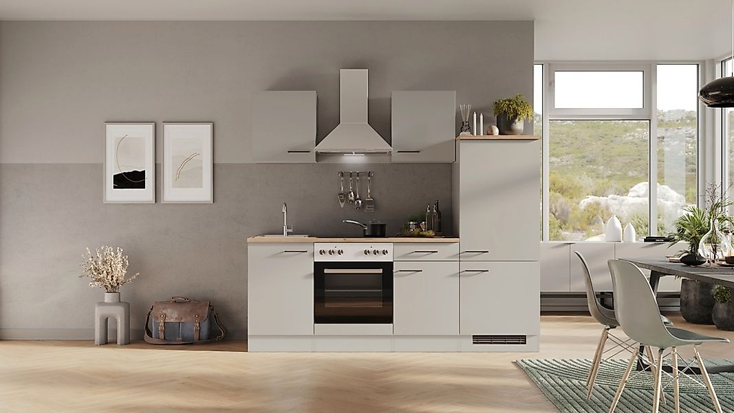 Flex-Well Küchenzeile »Lund«, Breite 220 cm, in weiten Farben erhältlich, w günstig online kaufen