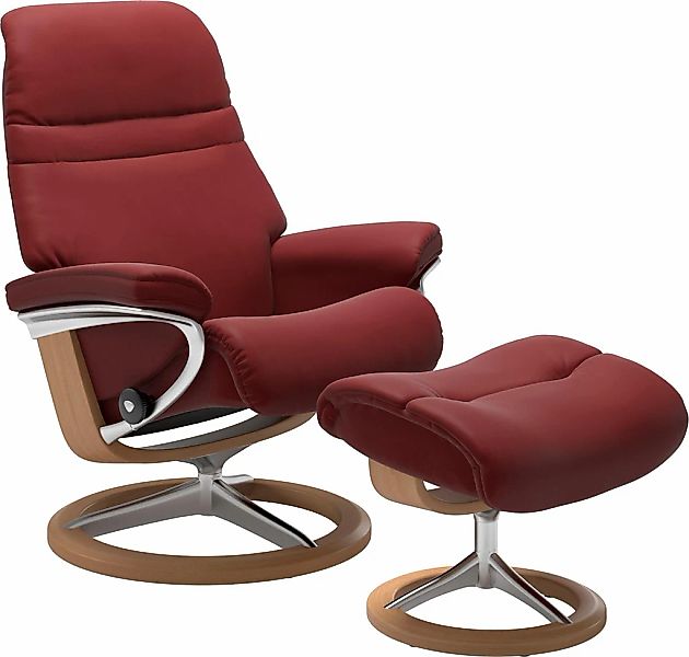 Stressless Relaxsessel "Sunrise", (Set, Relaxsessel mit Hocker), mit Signat günstig online kaufen