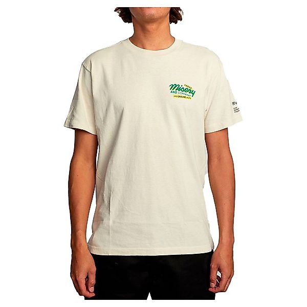 Rvca Espo Chase Kurzärmeliges T-shirt M Silver Bleach günstig online kaufen