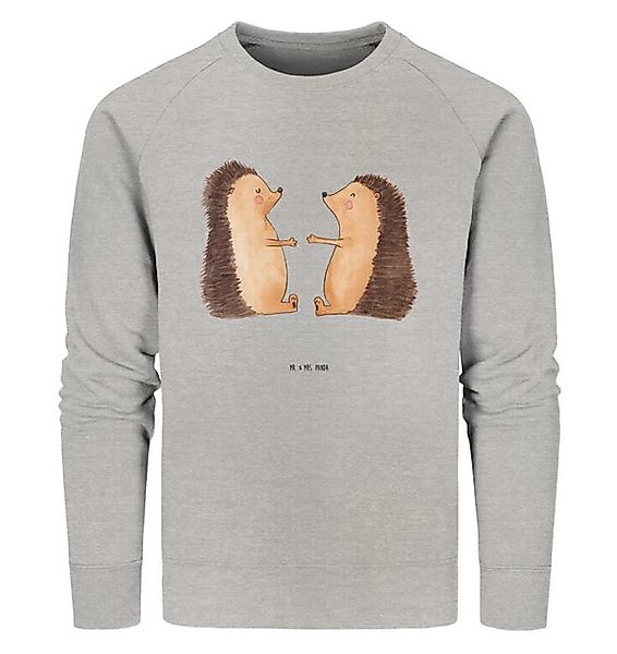Mr. & Mrs. Panda Longpullover Igel Liebe Größe XXL - Heather Grey - Geschen günstig online kaufen