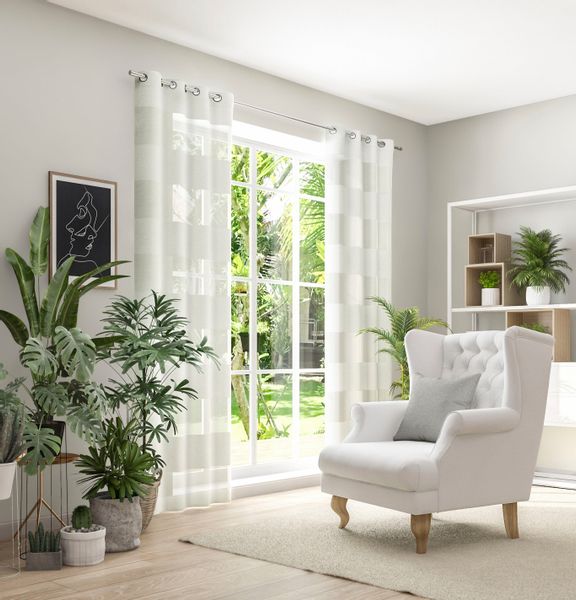 Neutex for you Vorhang "SONORA" Ösen 1 Stk. tlg. 3D Musterung im Leinen-Loo günstig online kaufen