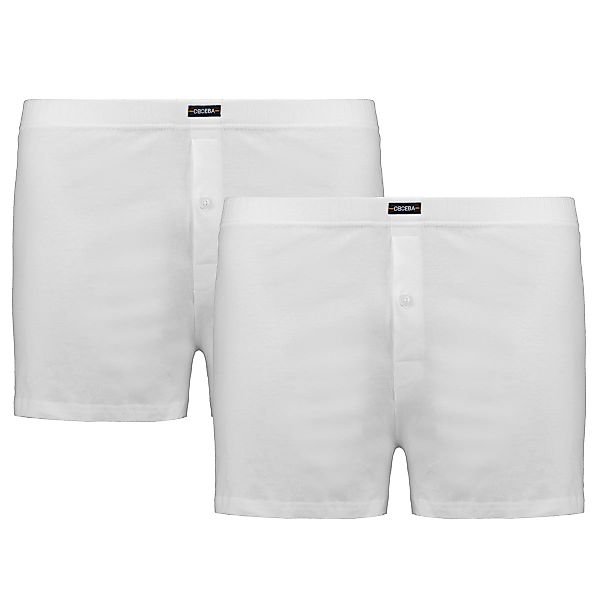 Ceceba Boxershorts aus Baumwoll-Jersey, Doppelpack Farbe weiß Größe: 8 günstig online kaufen