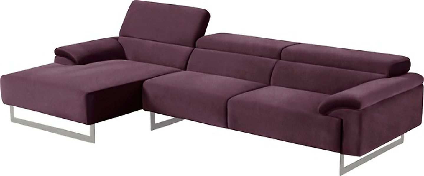 Egoitaliano Ecksofa »Malika, edel und bequem, Designsofa mit hochwertigen B günstig online kaufen