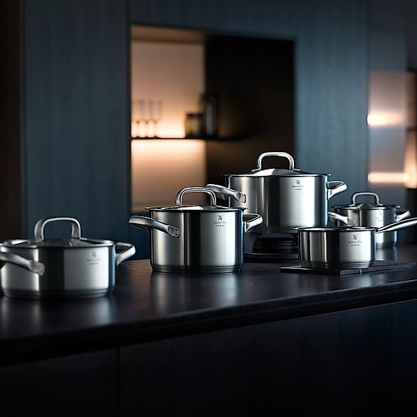 WMF Bratentopf »Gourmet Plus« 2 Stk. tlg. Cromargan® Edelstahl Rostfrei 18/ günstig online kaufen