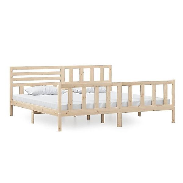 vidaXL Bettgestell, Massivholzbett 200x200 cm günstig online kaufen