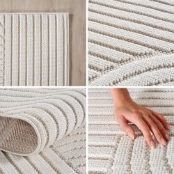 Carpettex Designteppich Einfarbig Boucle Loop, Rund, günstig online kaufen