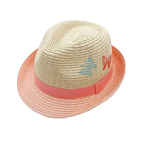 MAXIMO Strohhut MINI GIRL-Trilby Schmetterling Stickerei, günstig online kaufen