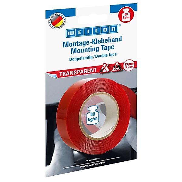 WEICON Montage-Klebeband Transparent günstig online kaufen