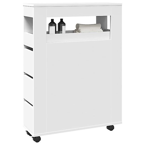 vidaXL Schrankmodule Badschrank Schmal mit Rollen günstig online kaufen