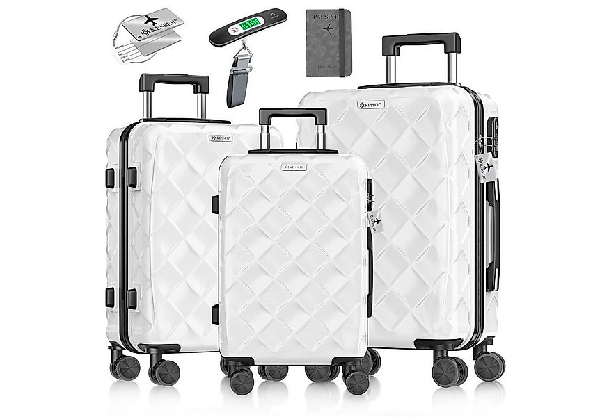 KESSER Kofferset, Reisekoffer 3-teilig Hartschalenkoffer mit Handgepäck, Sc günstig online kaufen
