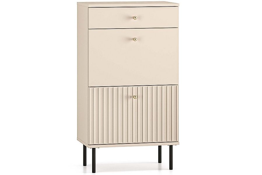 KONSIMO® Schuhschrank DROMA Schuhkommode, hergestellt in der EU, mit Goldel günstig online kaufen