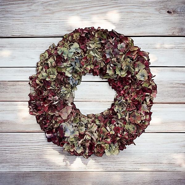 Seyila Home Dekokranz Hortensienkranz, Türkranz frisch günstig online kaufen